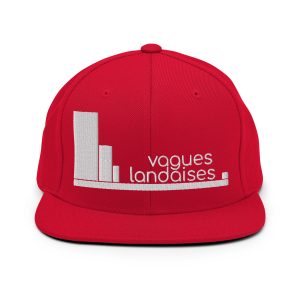 Snapback Rouge Brodée Série Graphique