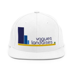 Snapback Blanche Brodée Série Graphique