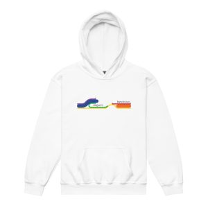 Sweat à Capuche Blanc Série Organique (ado)