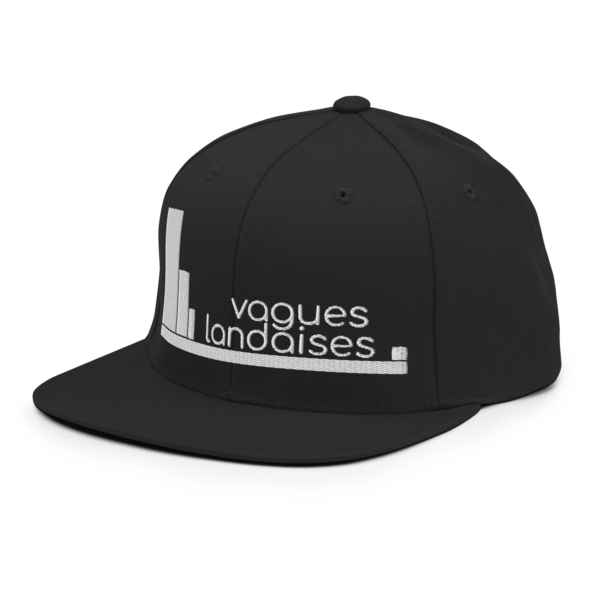 Snapback Brodée Noire Série Graphique – Image 4