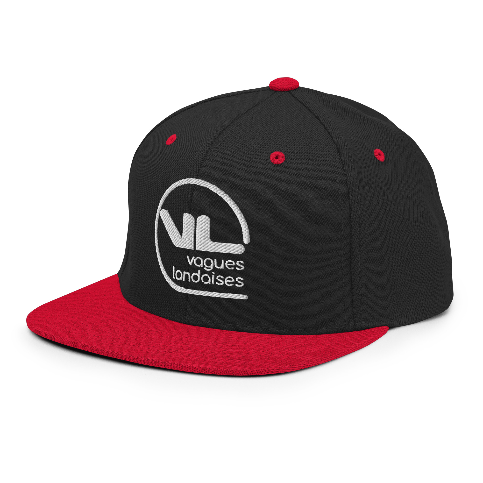 Snapback Brodée Noire Série Logotype – Image 4