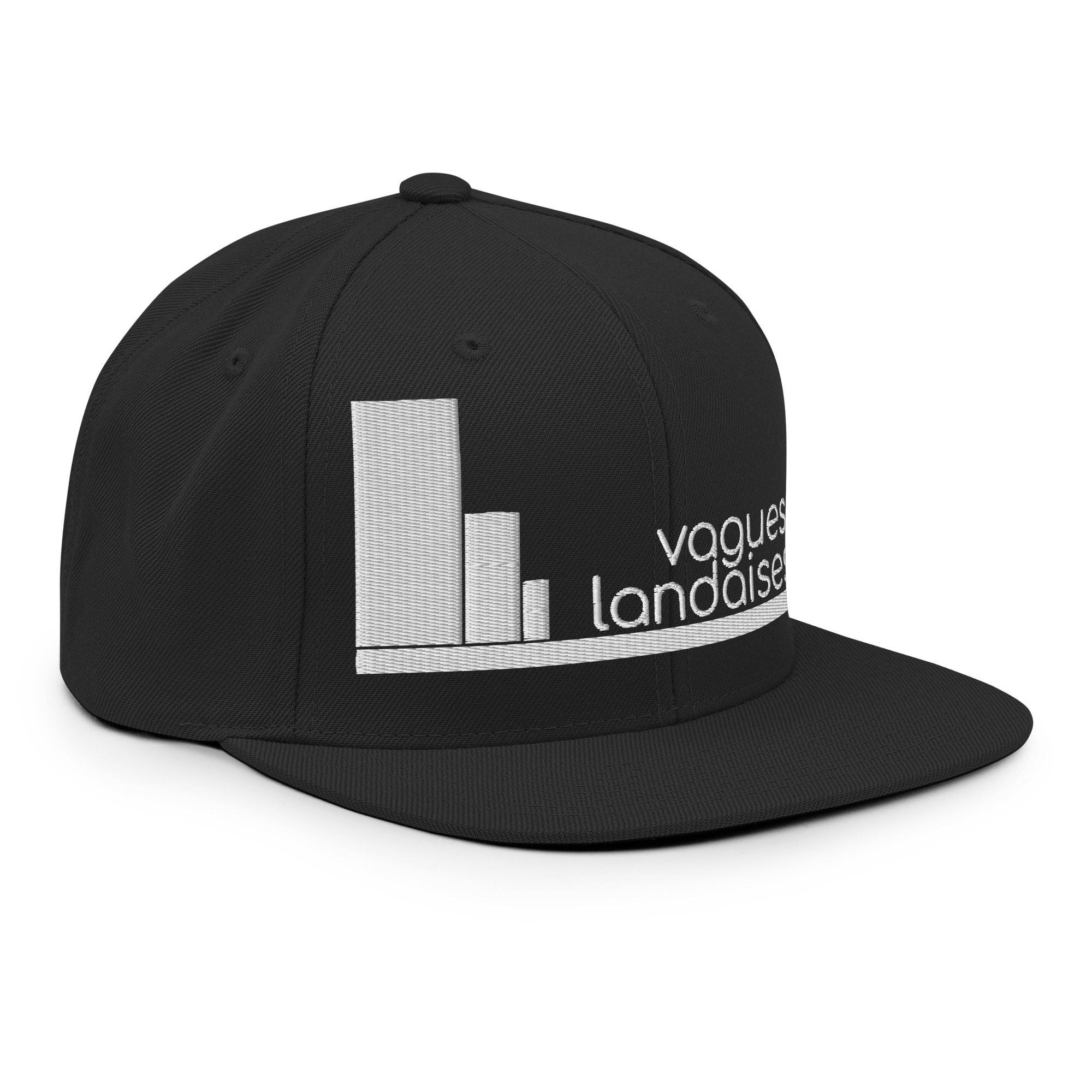 Snapback Brodée Noire Série Graphique – Image 3