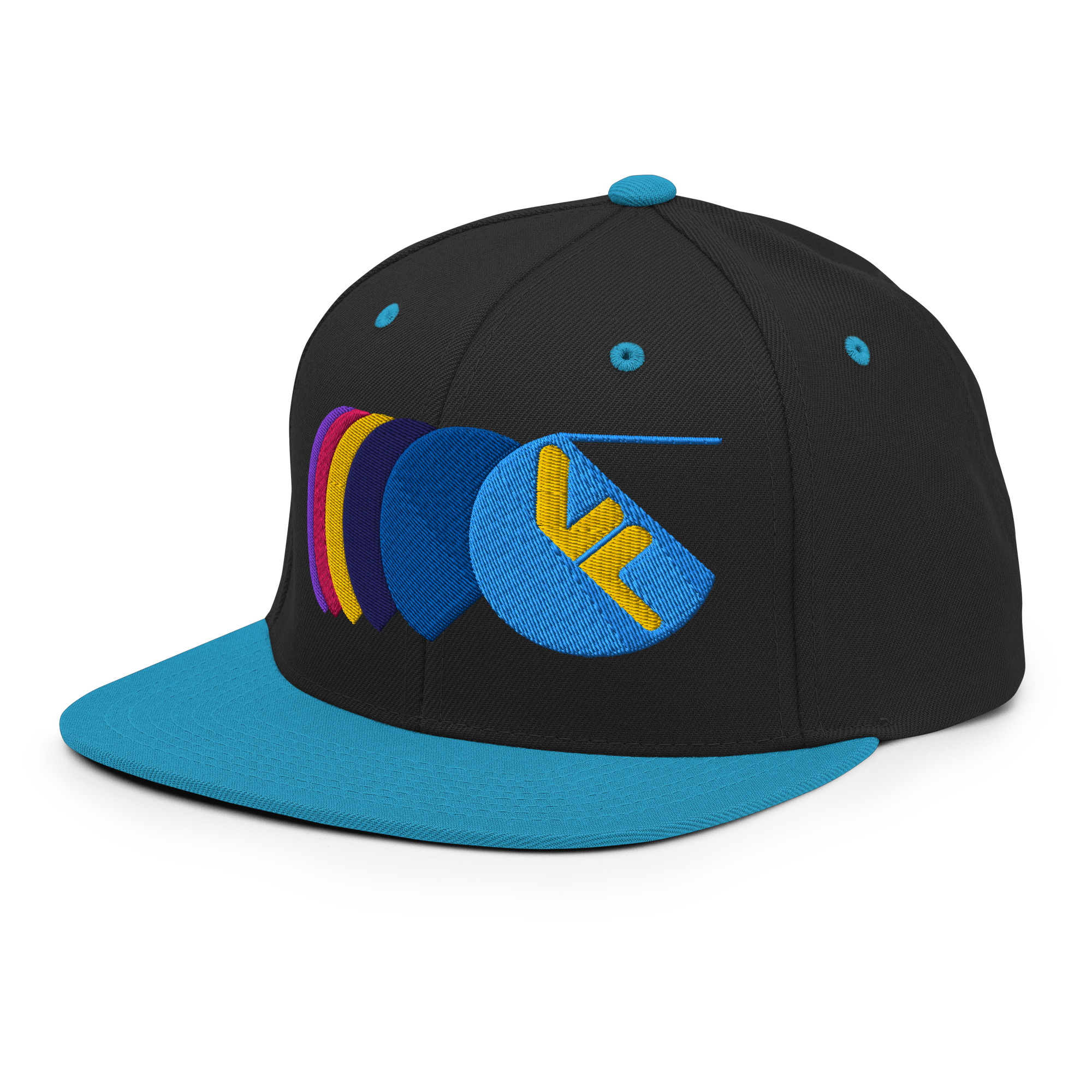 Snapback Brodée Noir Série Éclatant – Image 4