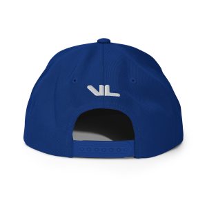 Snapback Brodée Bleue Série Logotype