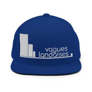 Snapback Brodée Bleue Série Graphique