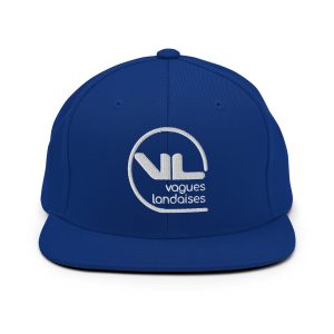 Snapback Brodée Bleue Série Logotype