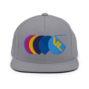 Snapback Brodée Grise Série Éclatant
