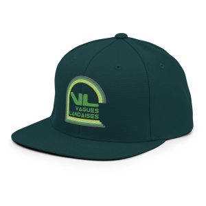 Snapback Brodée Verte Série Rayonnant