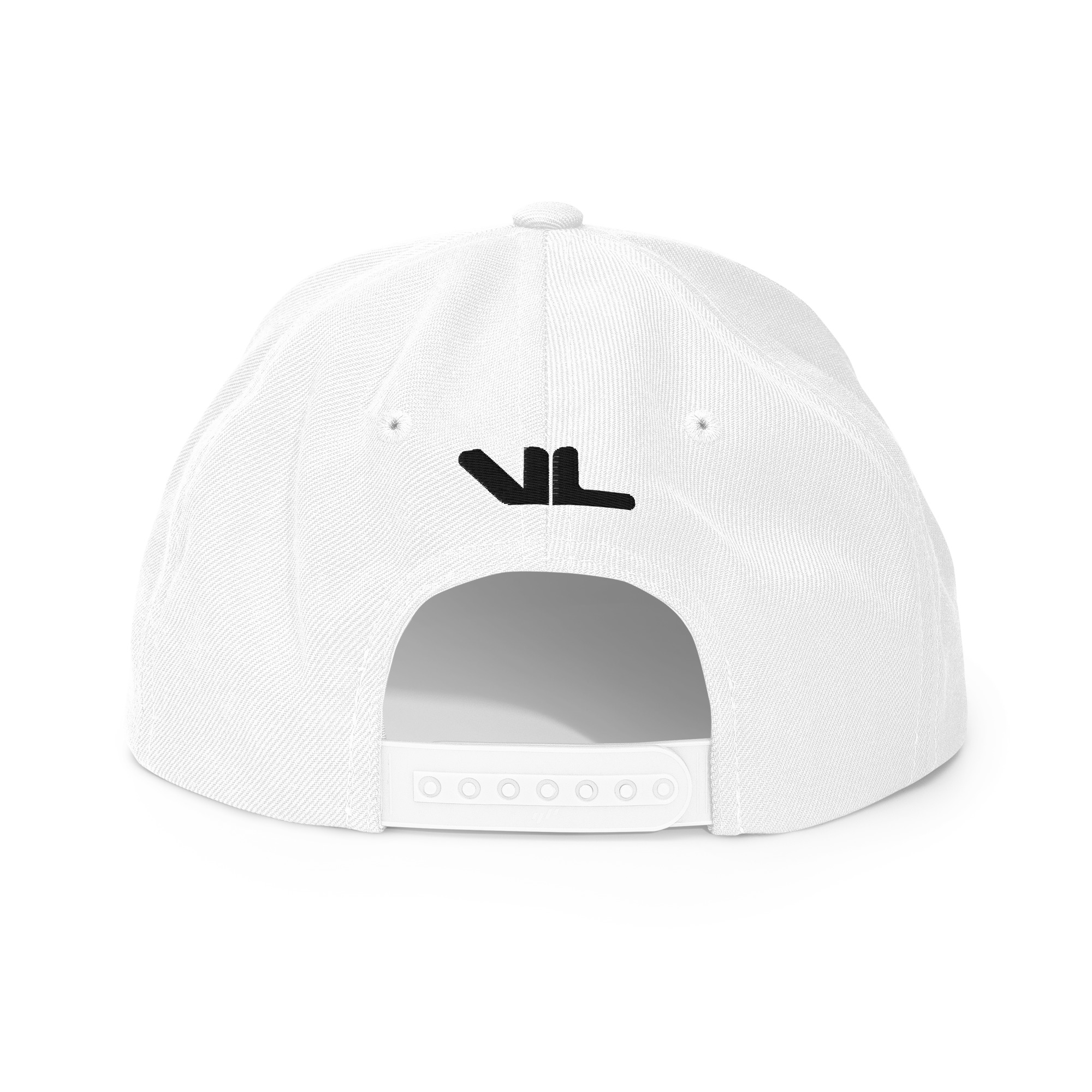 Snapback Brodée Blanche Série Logotype – Image 2