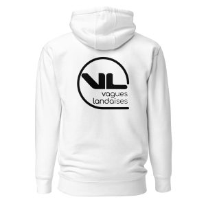 Sweat à Capuche Blanc Série Logotype