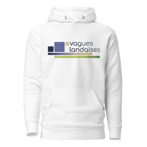 Sweat à Capuche Blanc Série Structure