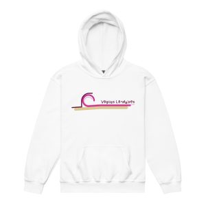 Sweat à Capuche Blanc Série Ludique (ado)