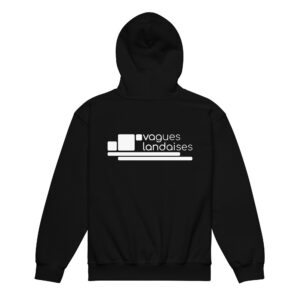 Sweat à Capuche Noir Série Structure (ado)