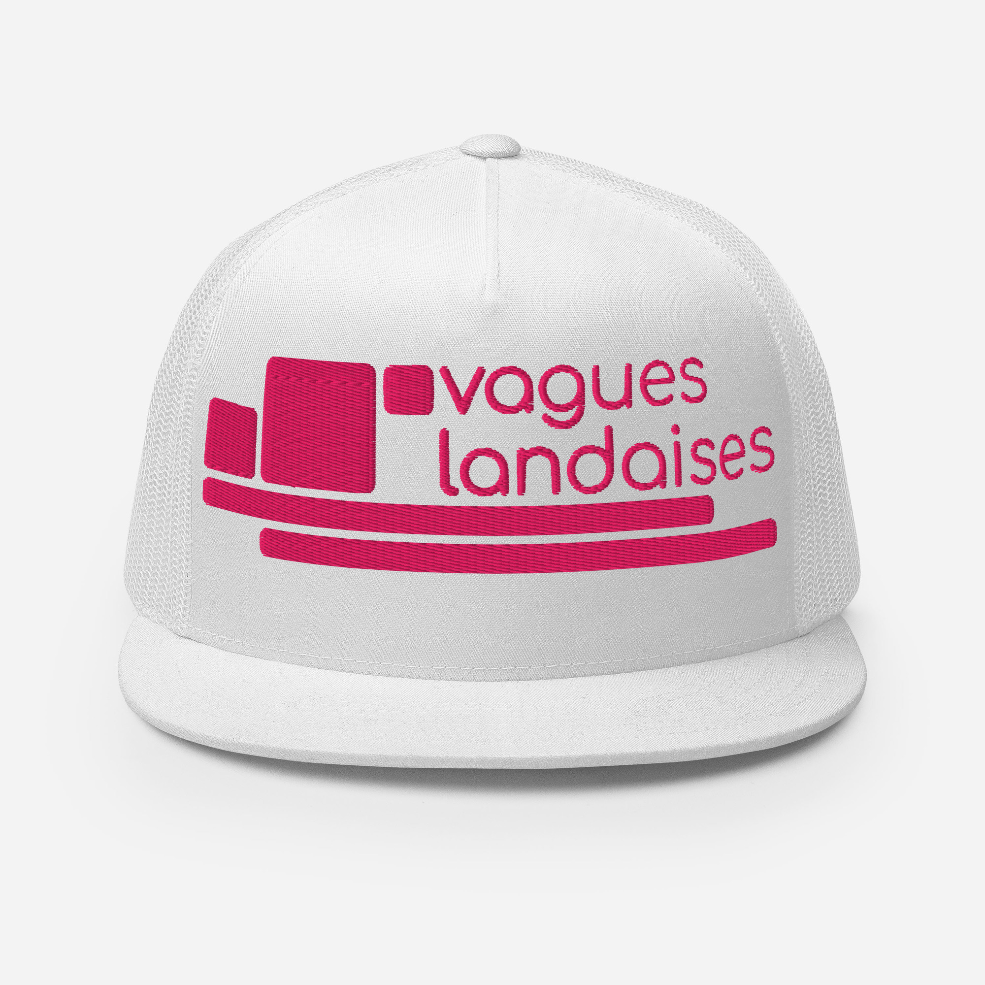 Trucker Blanche Brodée Série Structure